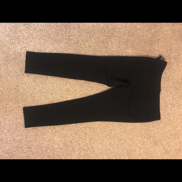 NWT black faux leather pants - Picture 4 of 4